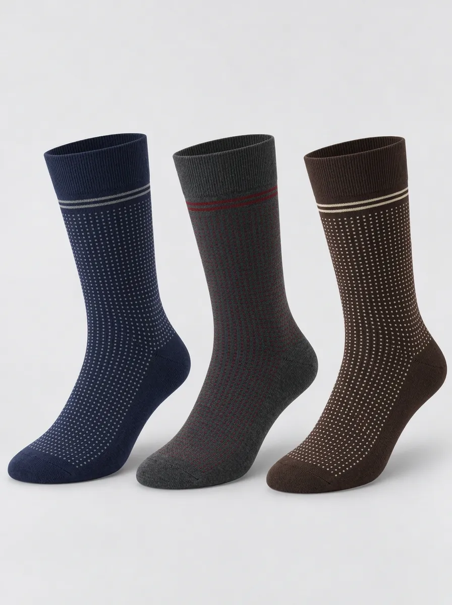 Men's Micro-Dot Dot Socks 3-Pack