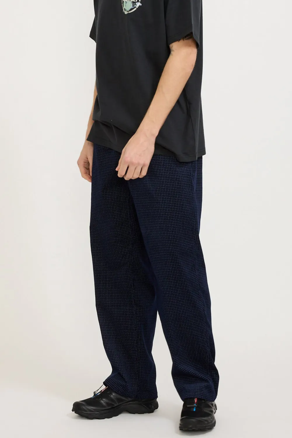 Small Plaid Casual Trousers