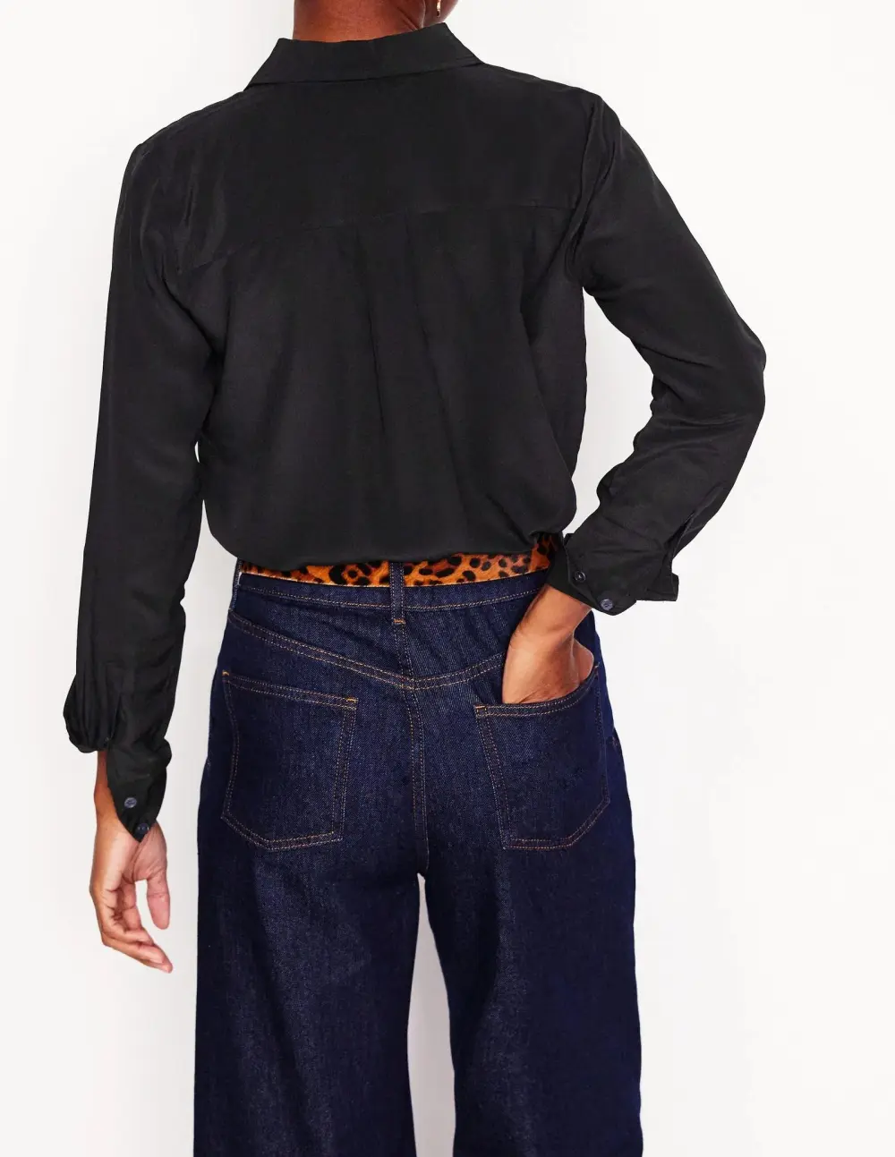 Black Silk Shirt