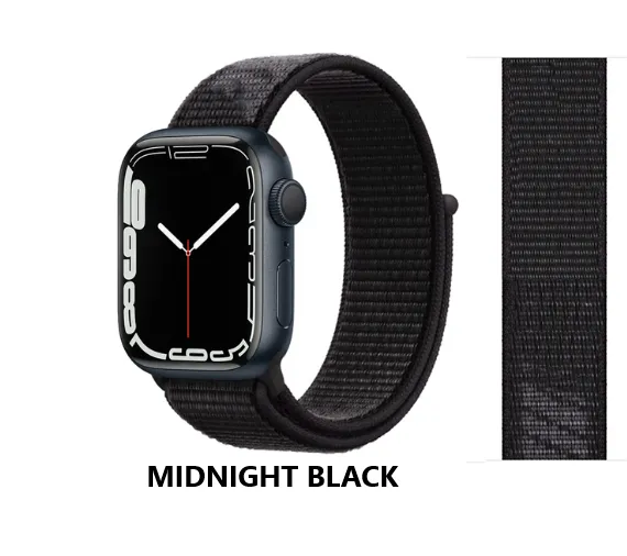 Woven Nylon Strap For Apple Watch   38/40/41 MM     42/44/45/49 MM