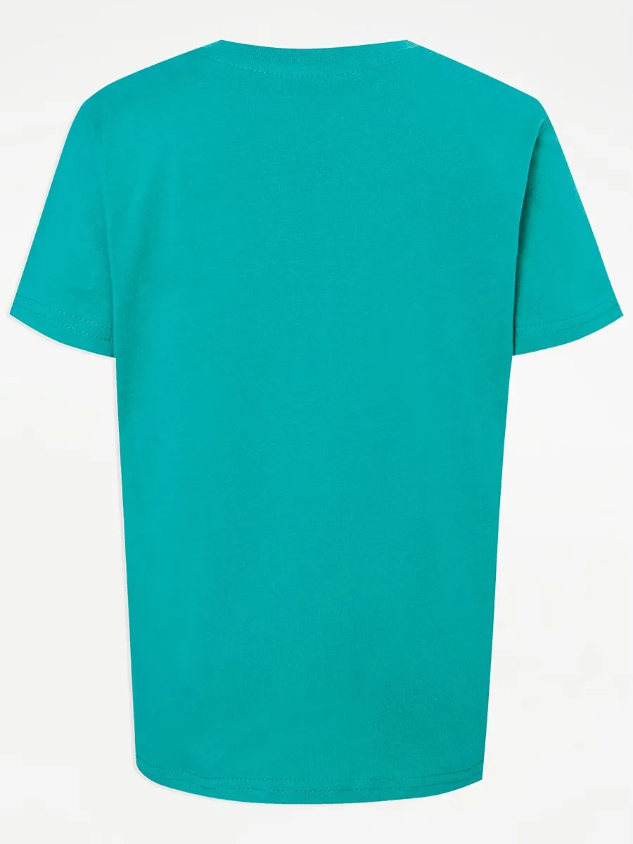 Jade Green Crew Neck School T-Shirt 2 Pack