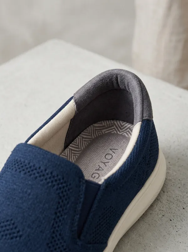 Flexible Knit Knitted Daily Wear Men's Stretch Canvas Shoes