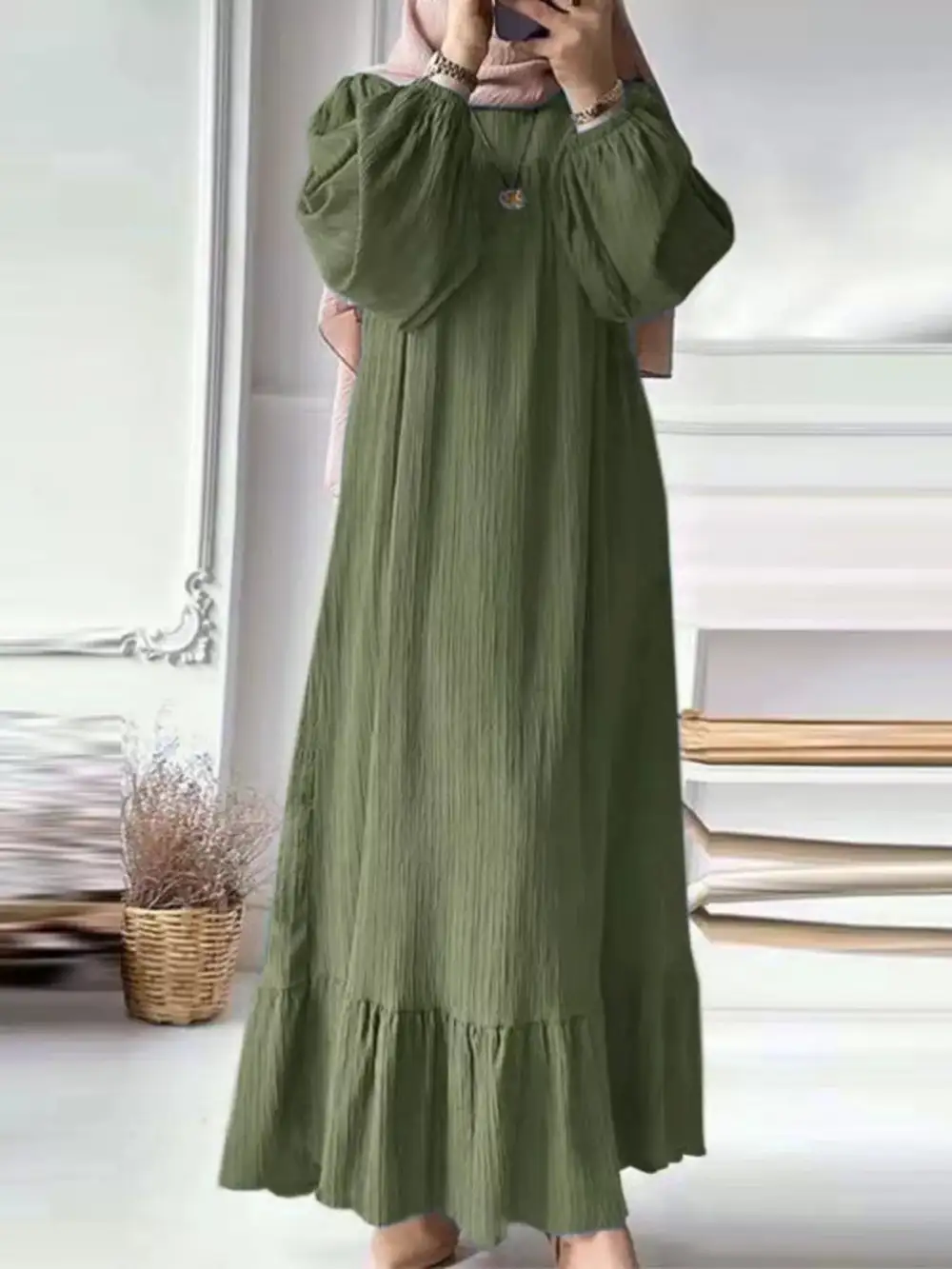 Textured Maxi Dress