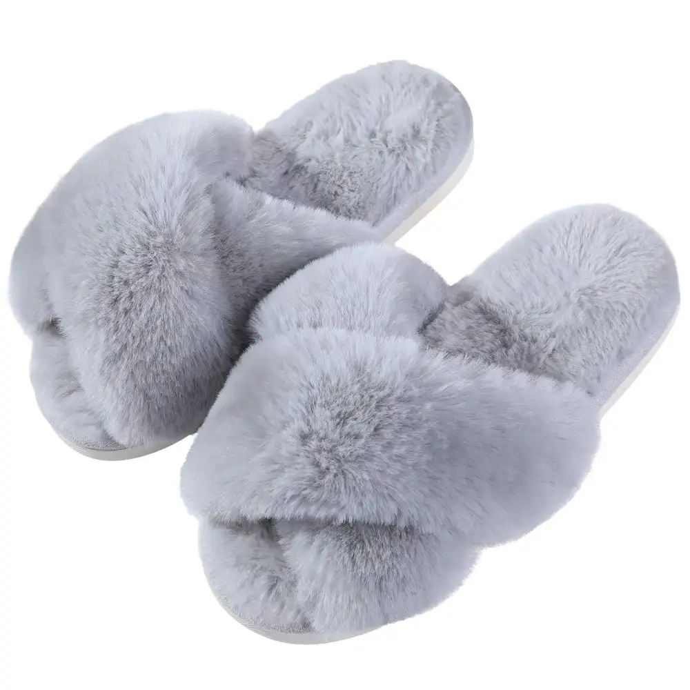 Easygoing Cross Band Lounge Slippers