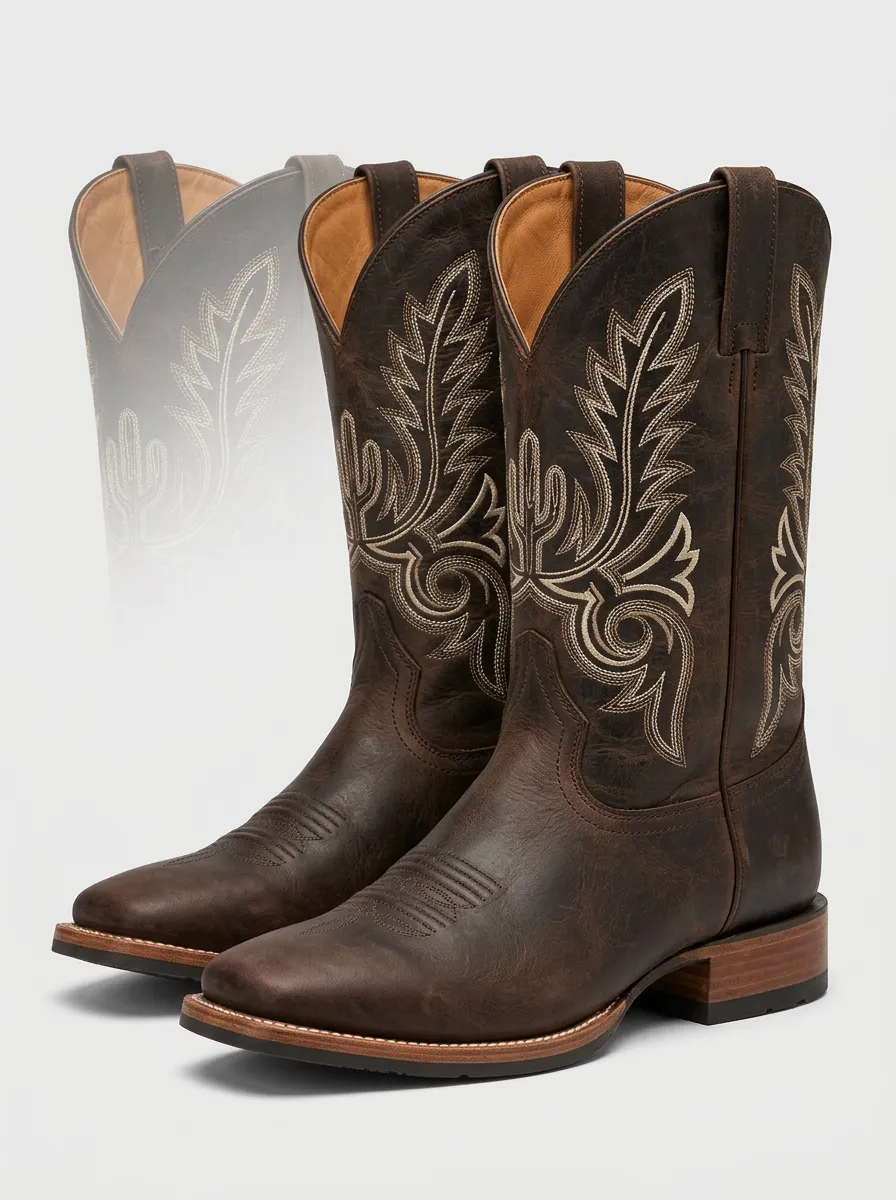 Western Heritage Embroidered Western Edit Men's Western Cowboy Boots
