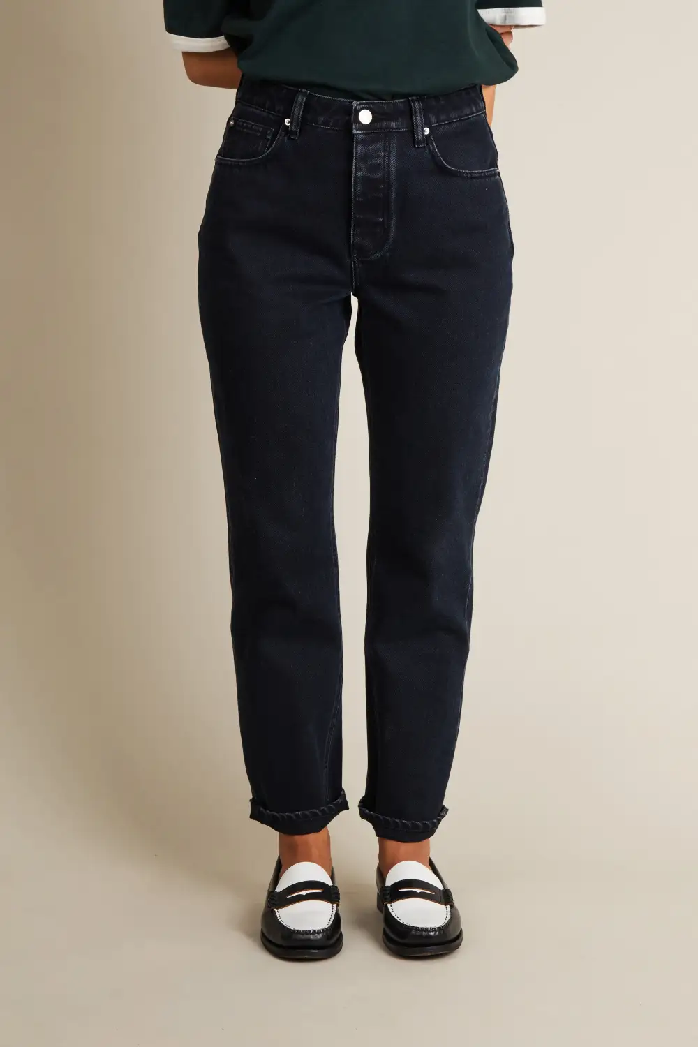 Women's Slim Straight Mid Rise Jeans
