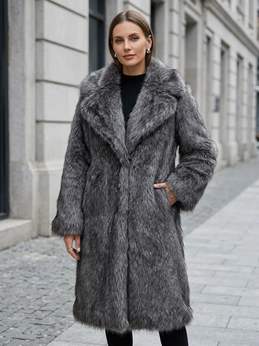 Women's Faux Fur Winter Coat
