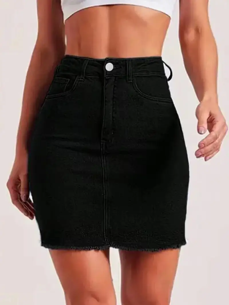 Modern High Waist Everyday Skirt