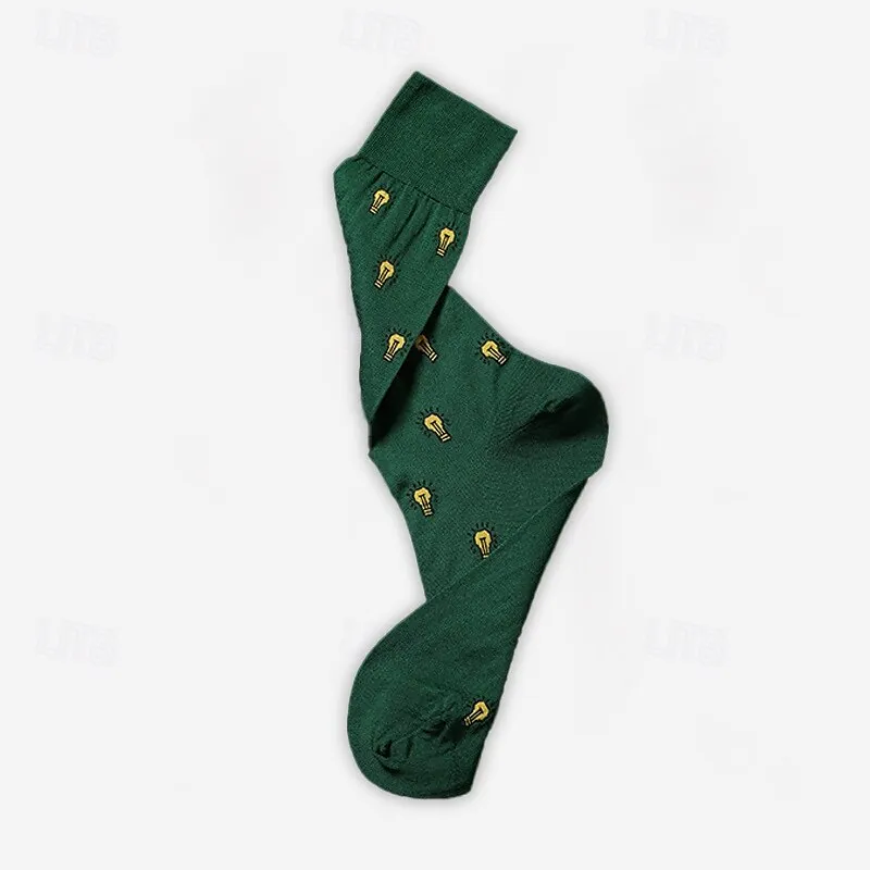 1 Pair Socks Red Blue Color