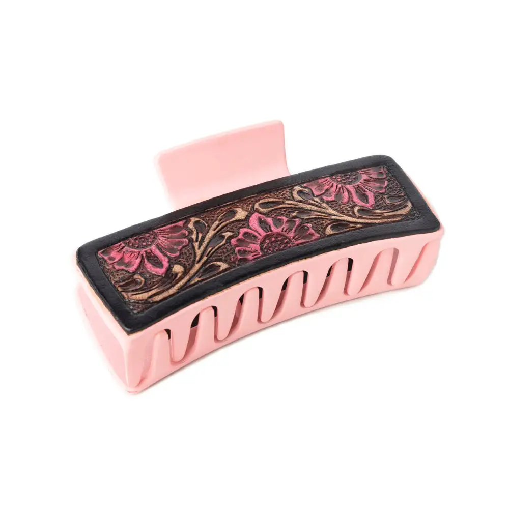 Country Inspired Floral Hair Comb Clip
