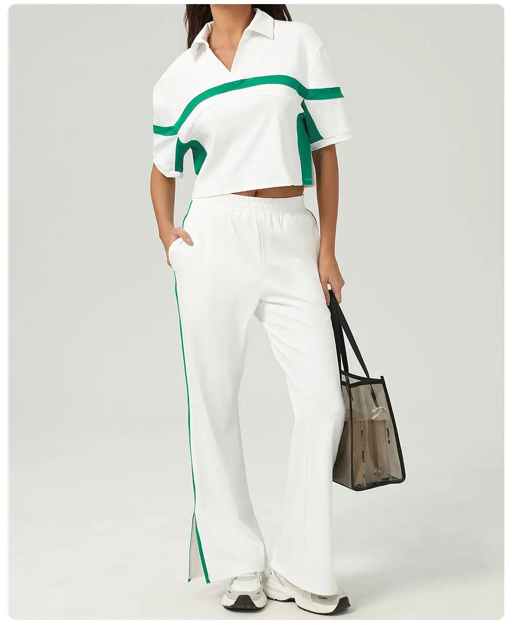 Tennis Running Top and Trousers Active Set