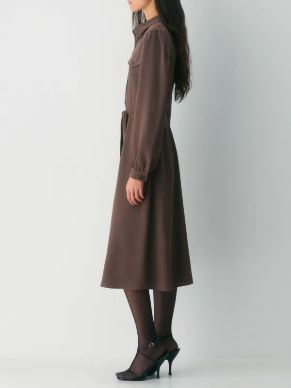 Casual Pocket Midi Dress