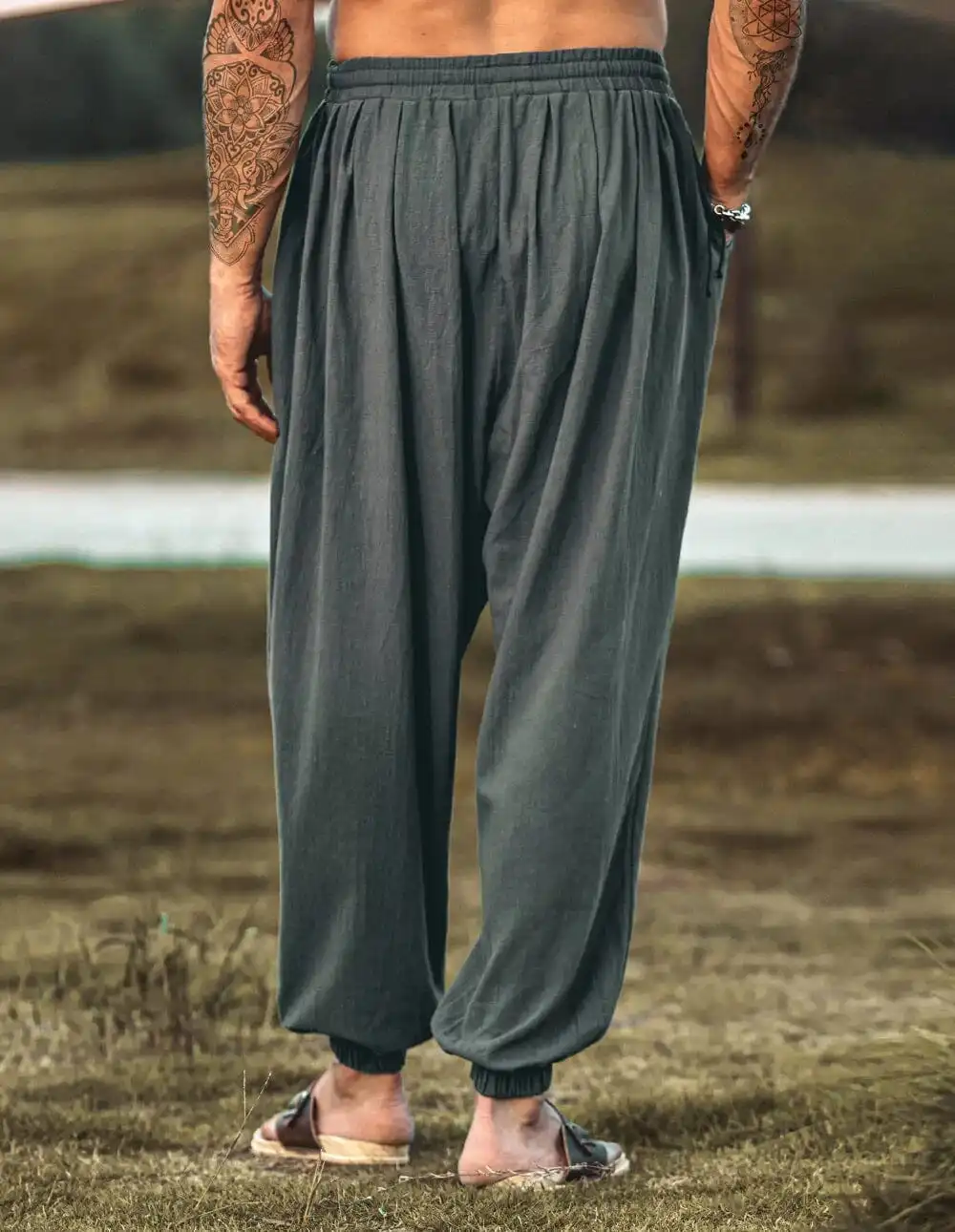 Relaxed Linen Boho Pants