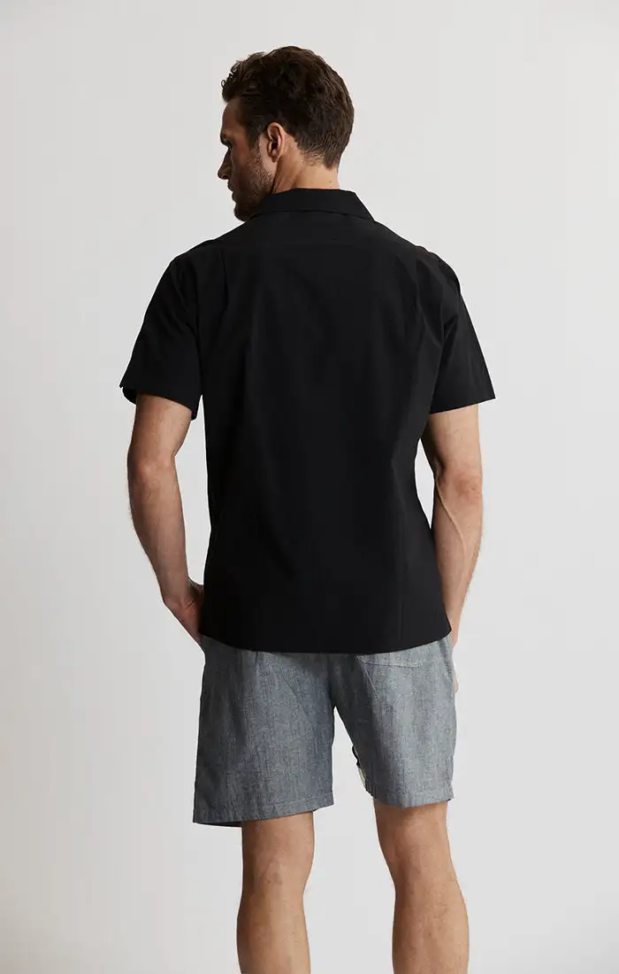 Paper Touch Short Sleeve Camp Shirt