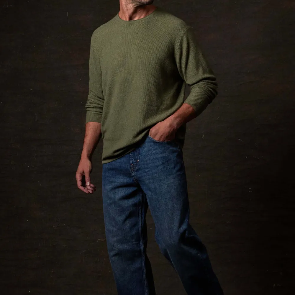Men's Textured Sweater
