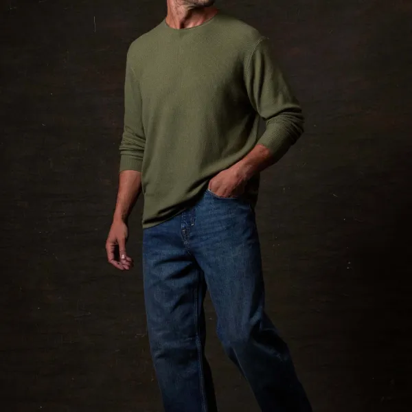 Men's Textured Sweater