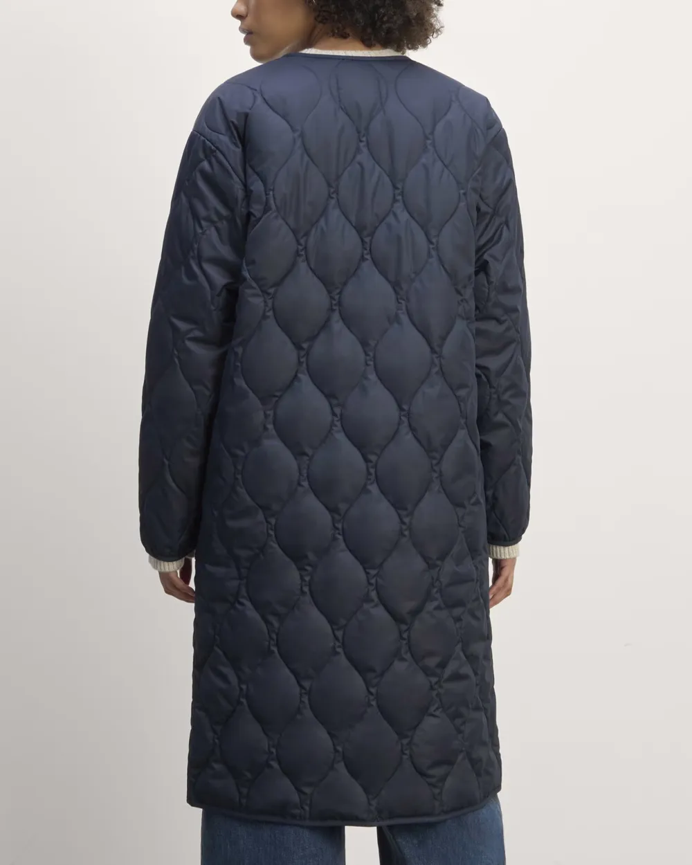 The Long Quilted Liner Coat
