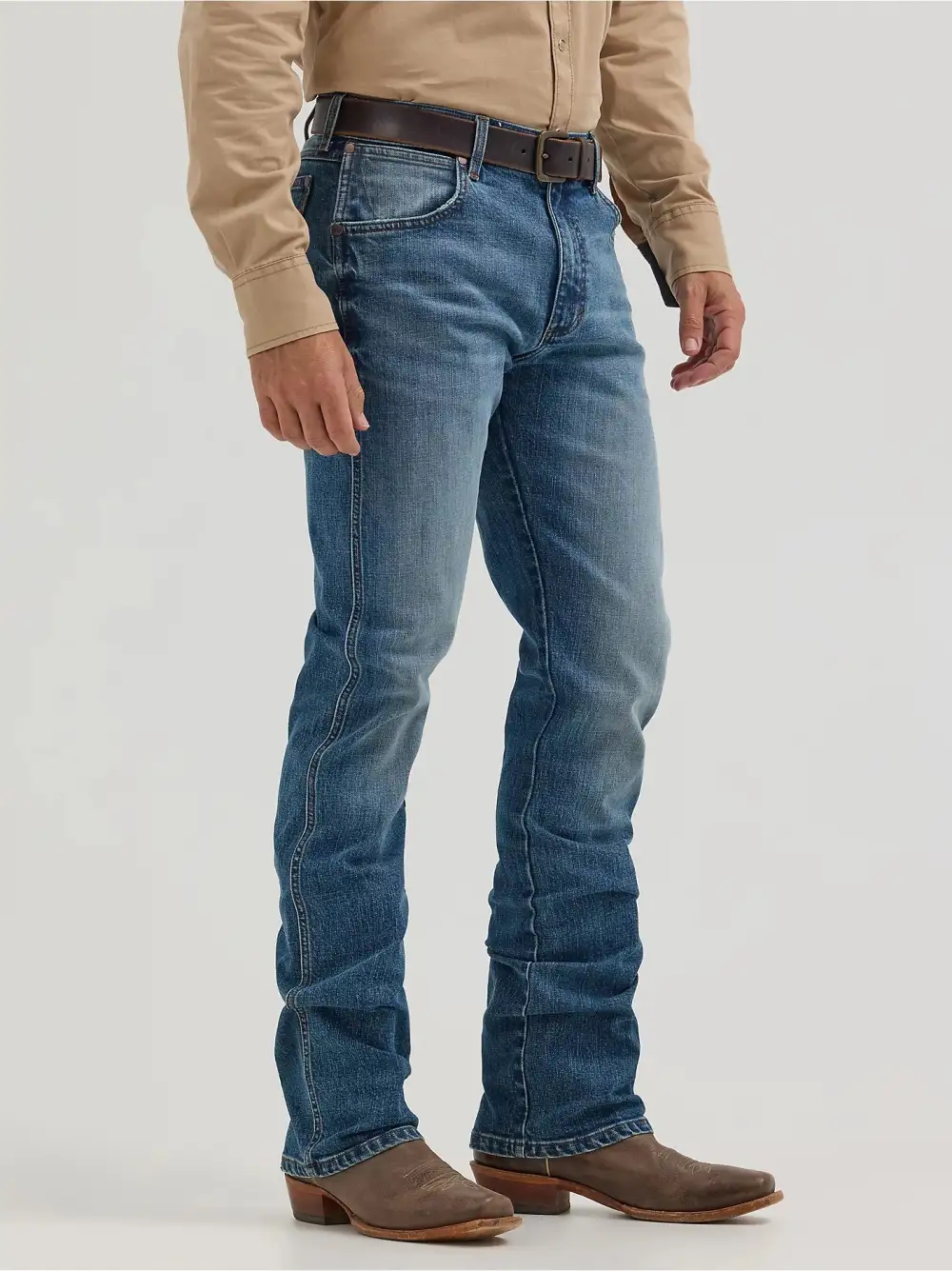Men's Classic Bootcut Slim Retro Jeans