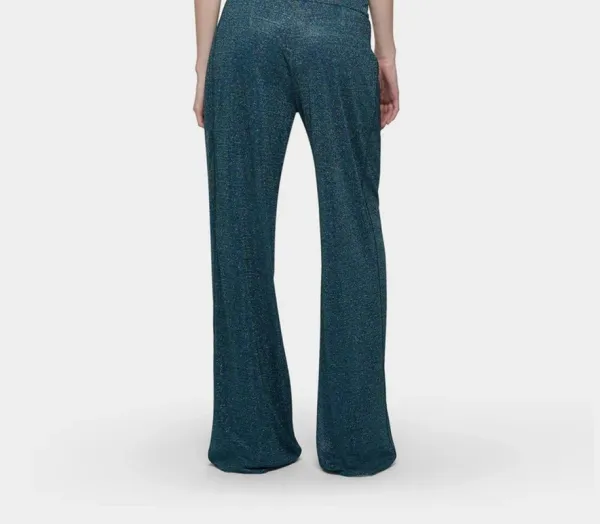 Peacock Metallic Pants