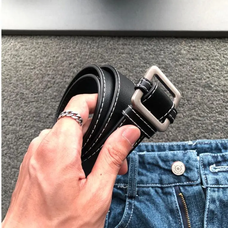 Essential Lined Leather Belt