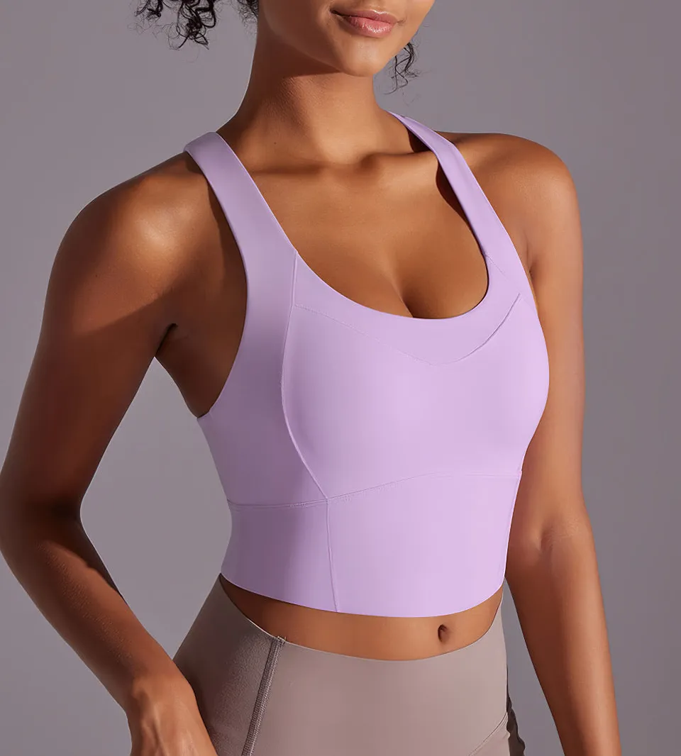 Layered Cropped Active Top