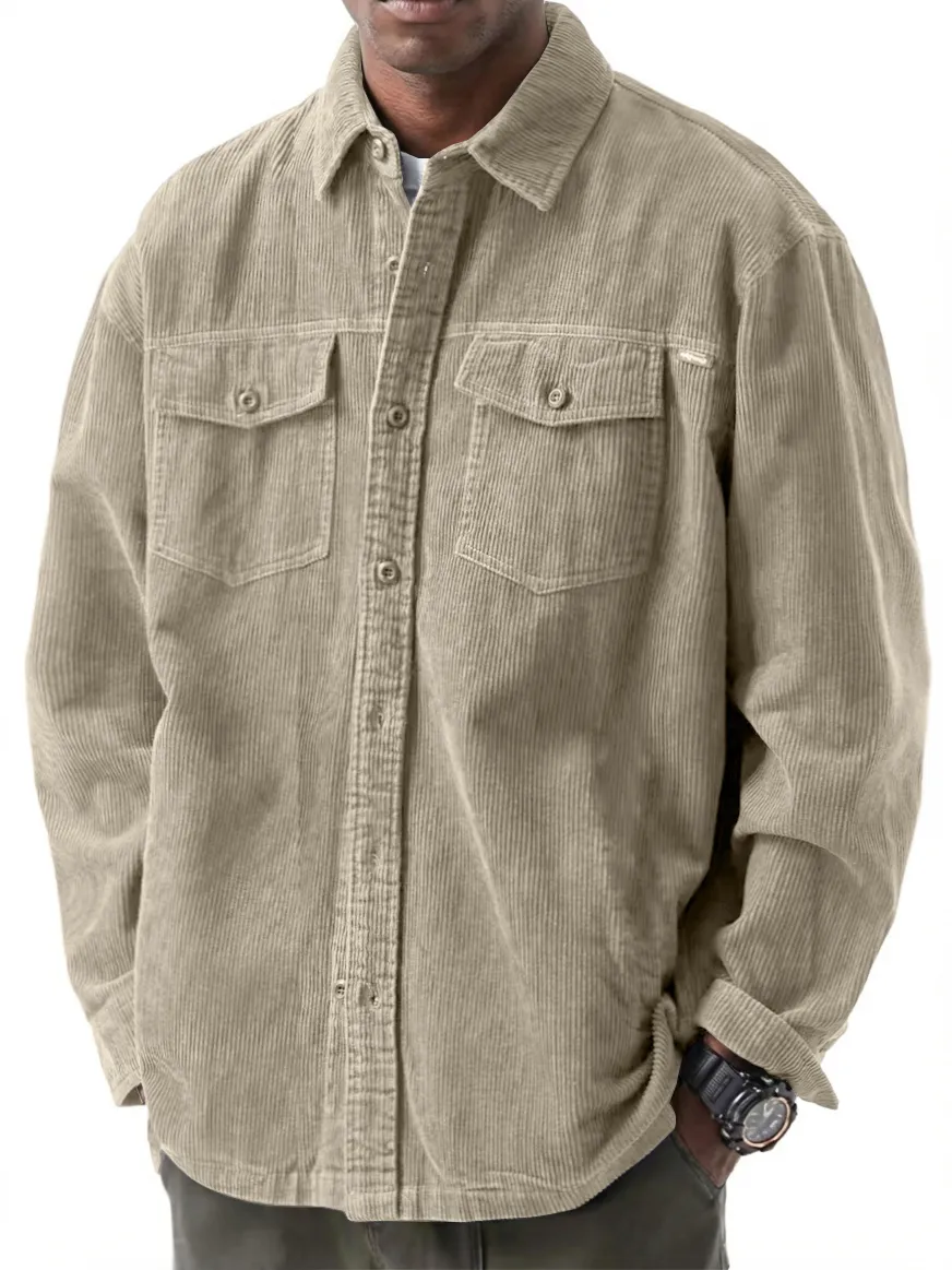 Corduroy Double Pocket Shirt