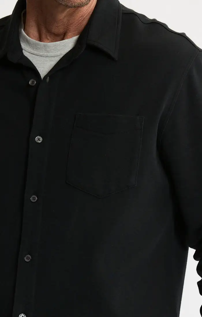 Long Sleeve Cotton Double Face Shirt