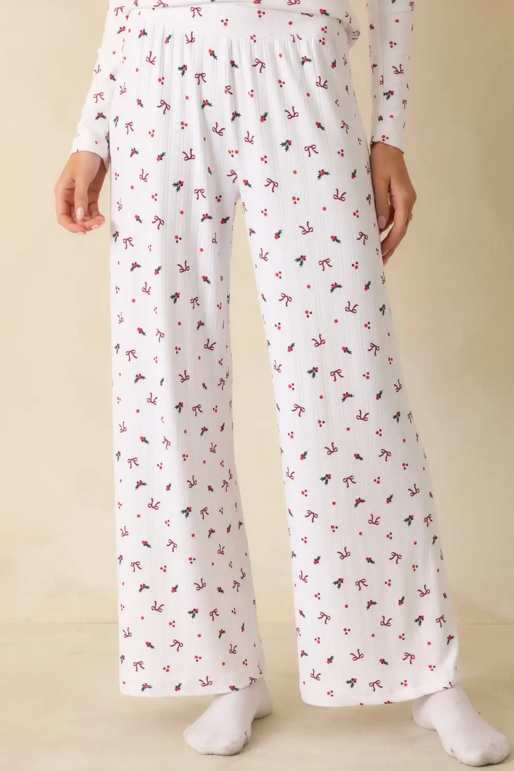 Supply Multi Luxe Holly Pointelle Pajama Pants