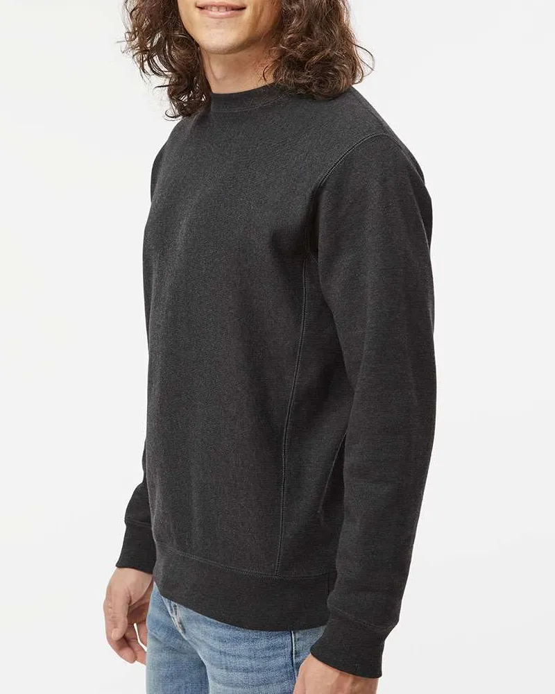 Crewneck Sweatshirt With Heavyweight Detail And Cross Grain Cotton