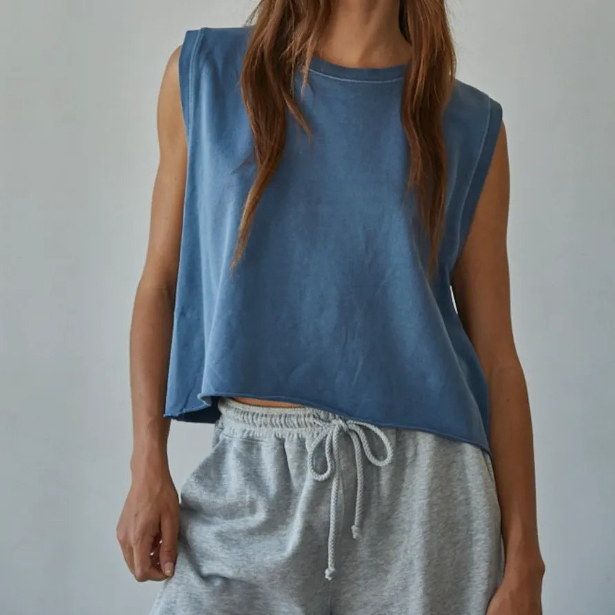 Cotton Cut Tank Top