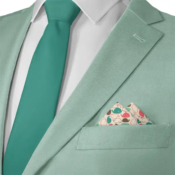 Contemporary Elevated Novelty Animal Motif Pocket Square