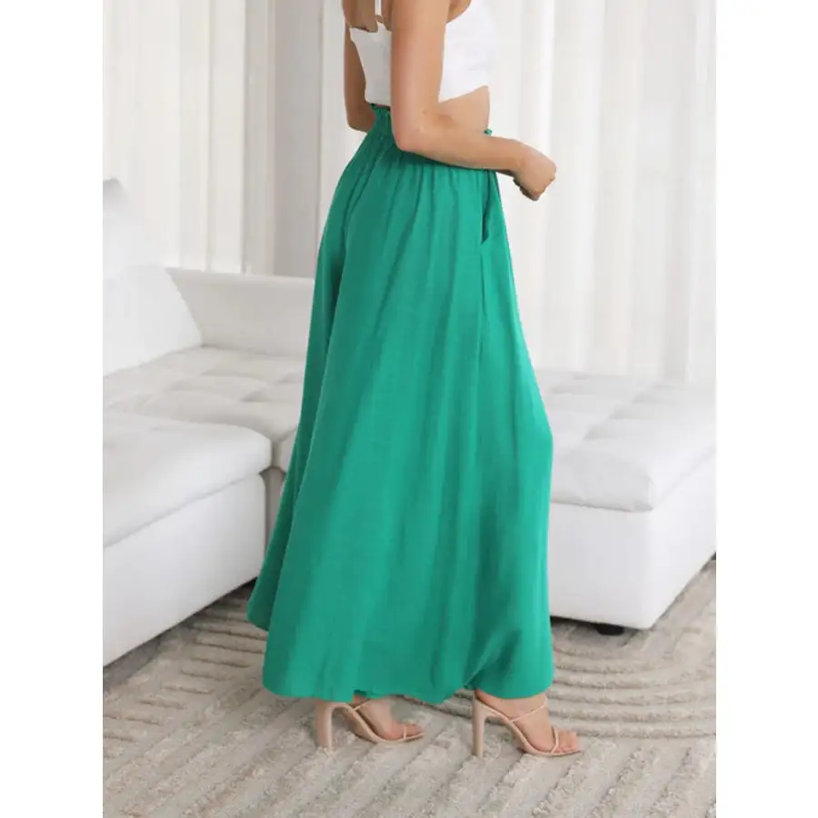 Casual Wide Leg Pants with Pockets