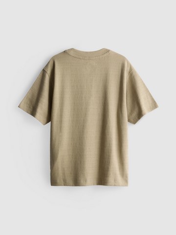 1-9yrs | Pure Cotton Stripe Textured T-Shirt detail 1