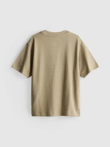 1-9yrs | Pure Cotton Stripe Textured T-Shirt