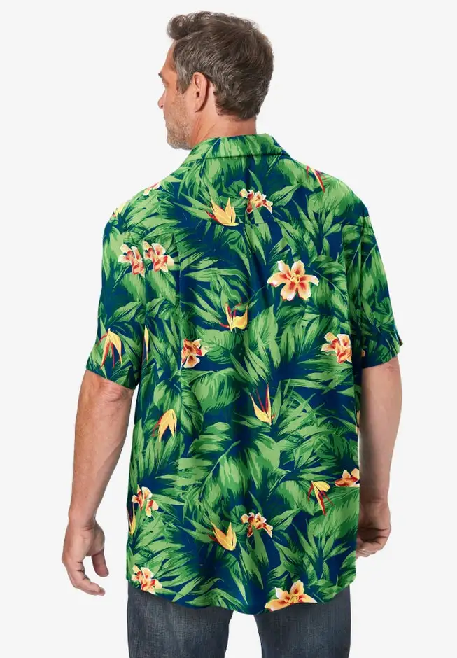 Printed Camp Shirt