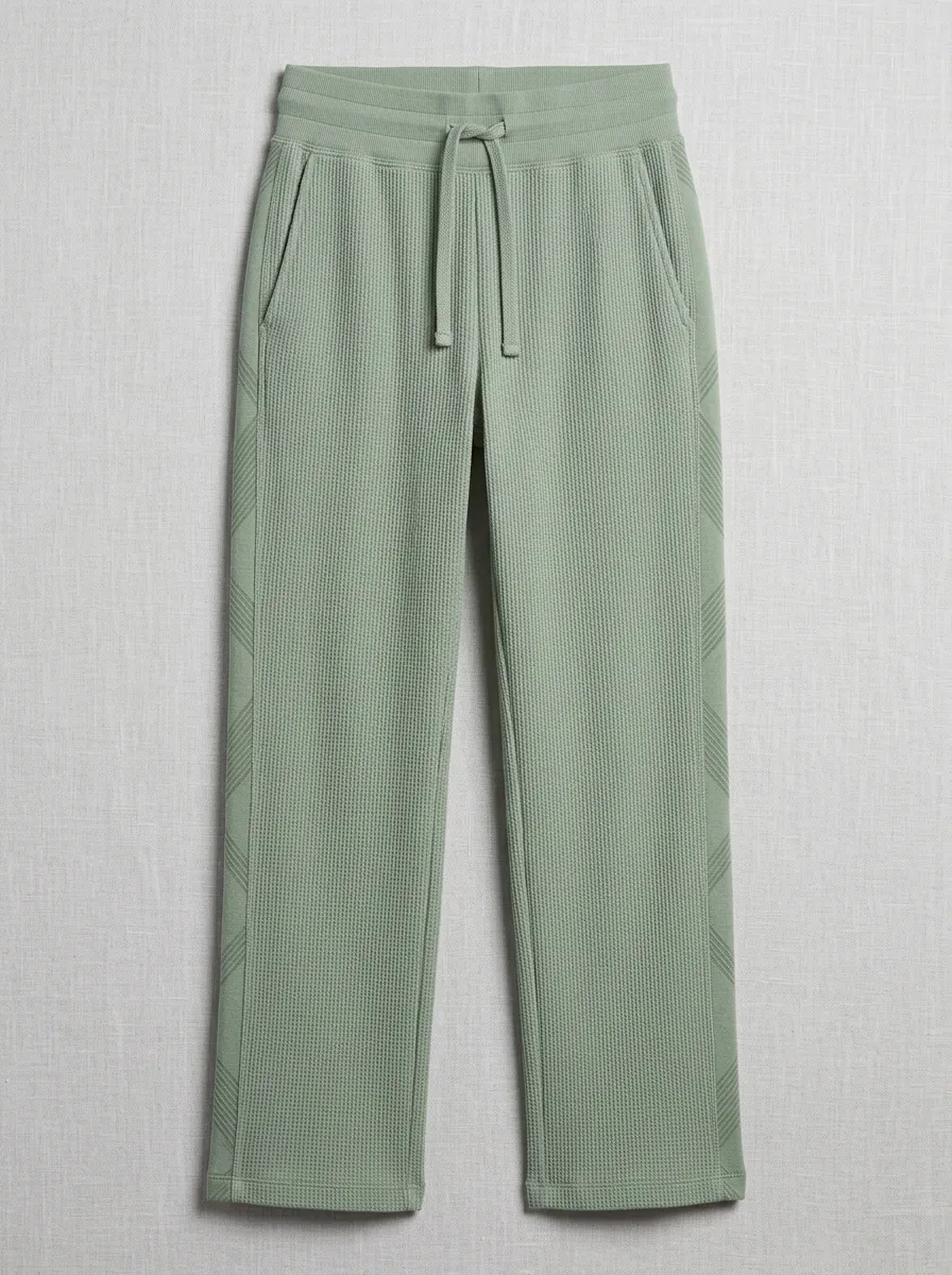 Women's Cozy Drawstring Waffle Lounge Pants