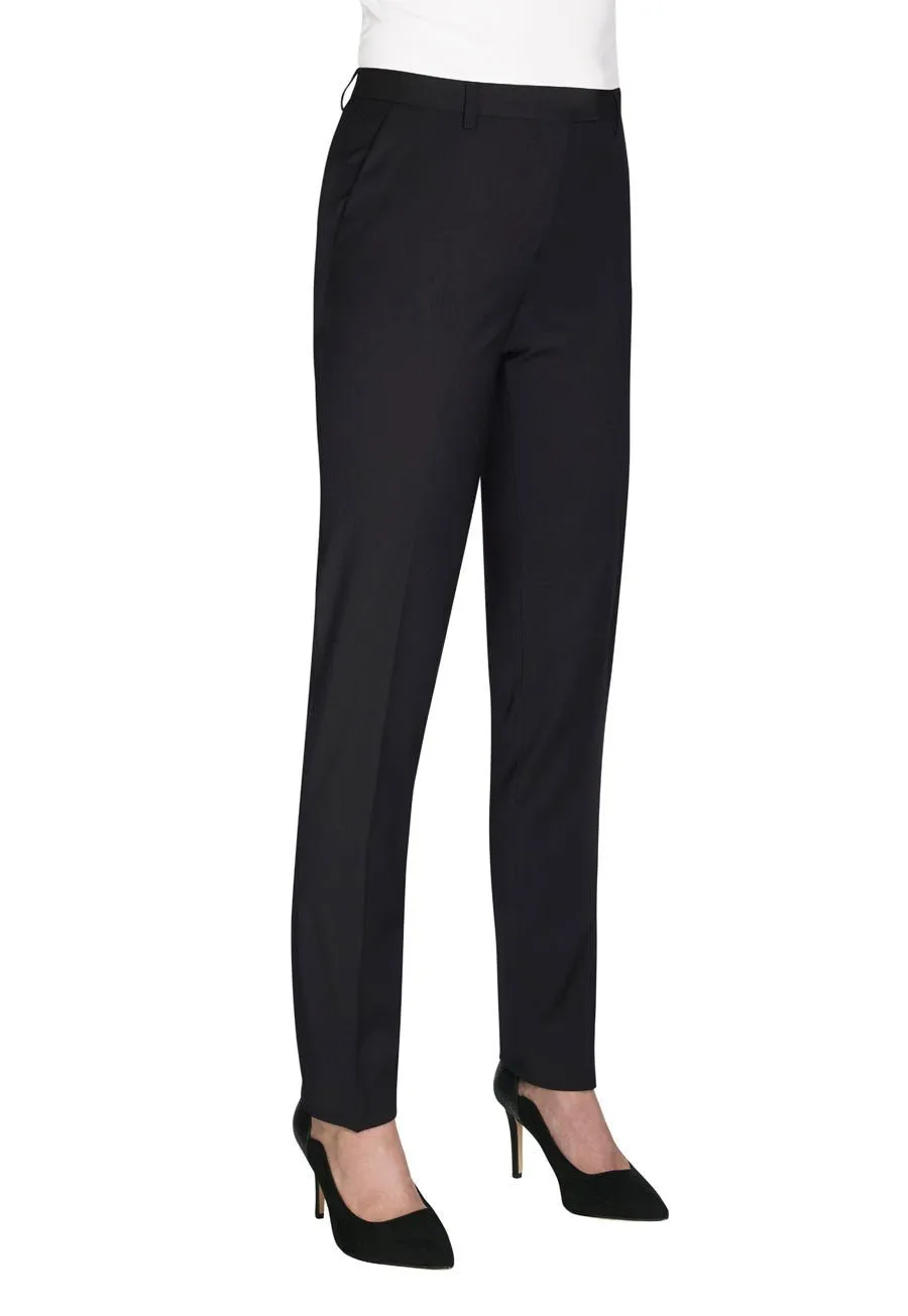 Women's Slim Leg Tailored Fit Stretch Suit Trousers