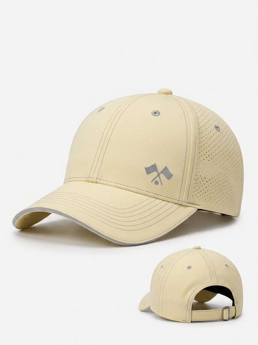 Unisex Equestrian Lover Crossed Flags Printed Cap