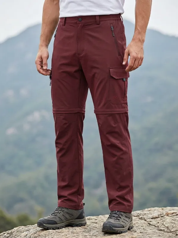 Men's Alpine Expedition Waterproof Zip-Off Tactical Cargo Pants