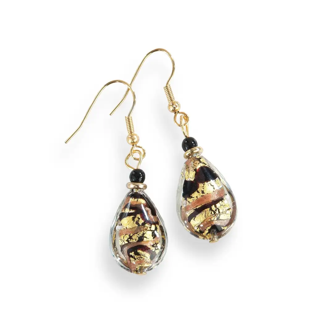 Gemstone Drop Earrings