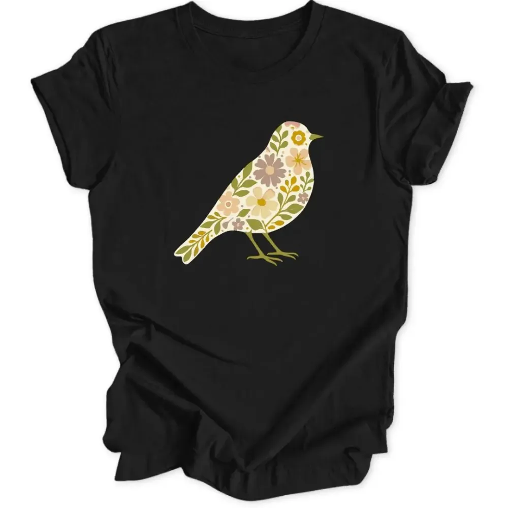 Botanical Bird Unisex T-Shirt