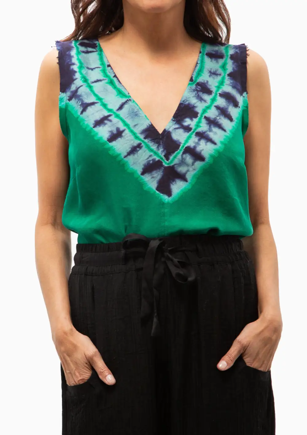 Silk Twill Tank Top
