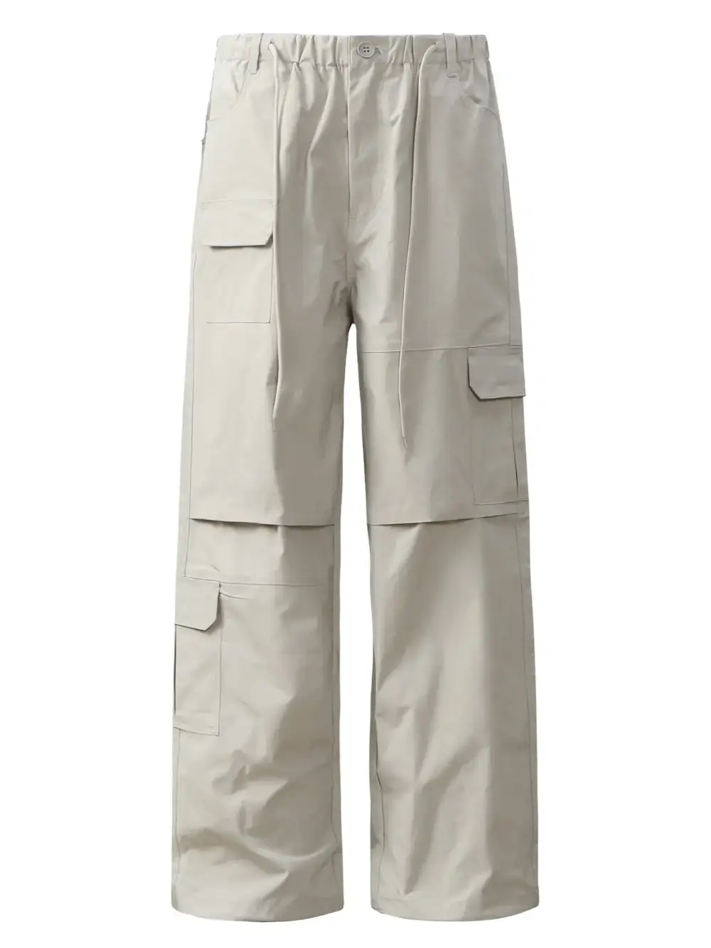 Drawstring Wide Leg Cargo Pants