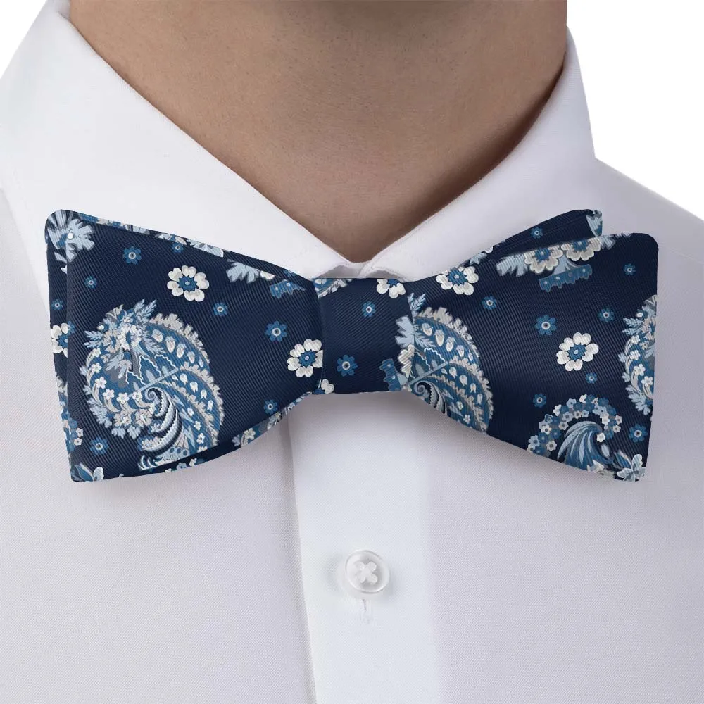 Floral Paisley Motif Bow Tie