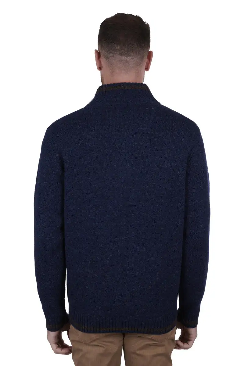 Men's Contemporary Quarter Zip Sweater