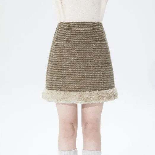 Mini Wool Skirt