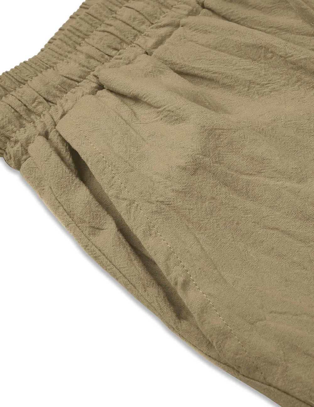 Refined Drawstring Waist Pants