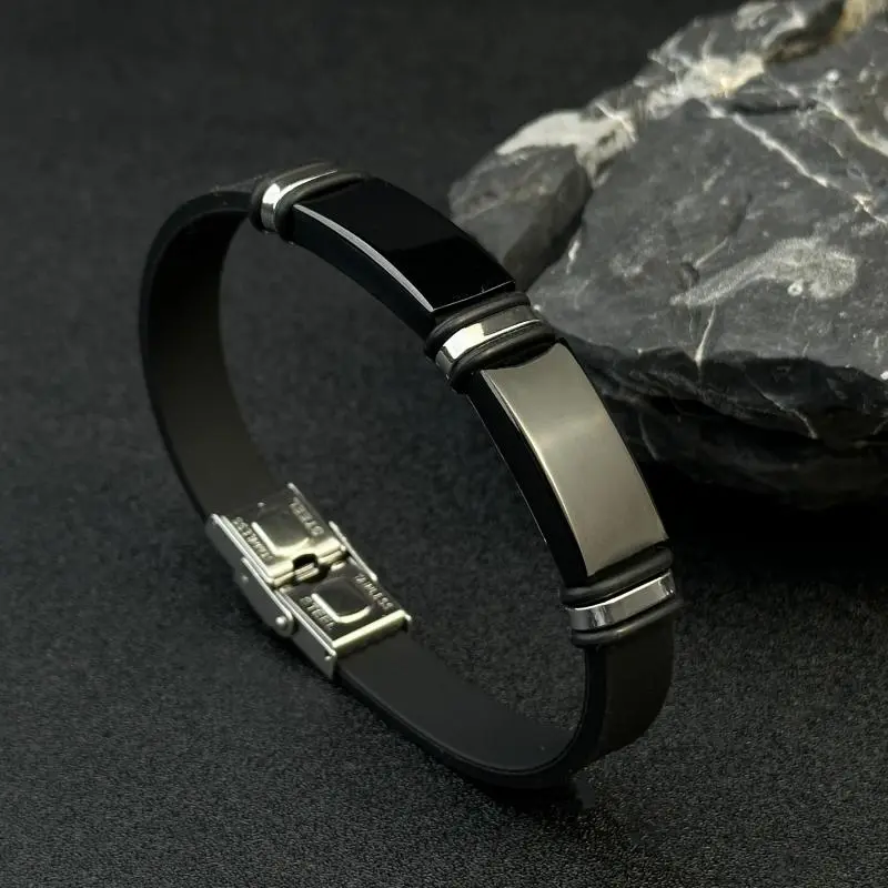 Steel Cuff Men's Bracelet