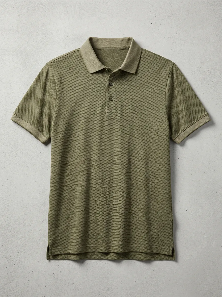Modern Micro-Dot Men's Polo Shirt