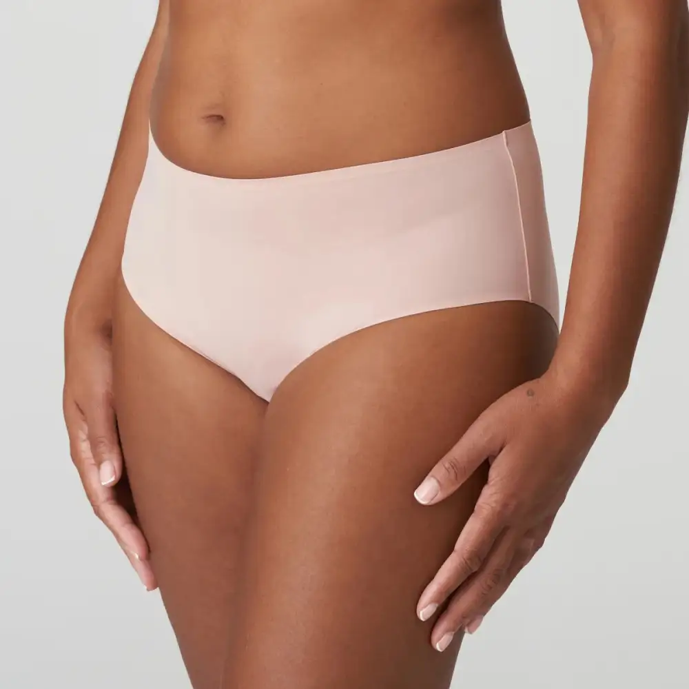 Women's Full Coverage Seamless Bonded Edge Microfiber Cotton Second Skin Supportive Fit Brief Panty